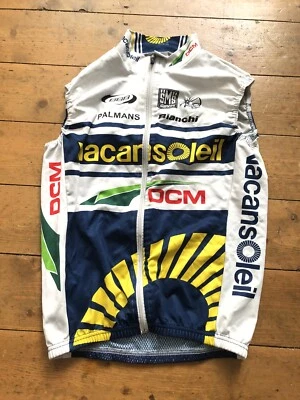 Santini Retro Vacansoleil Team Cycling Gilet, Gore Wind stopper, Small - Image 1 of 4