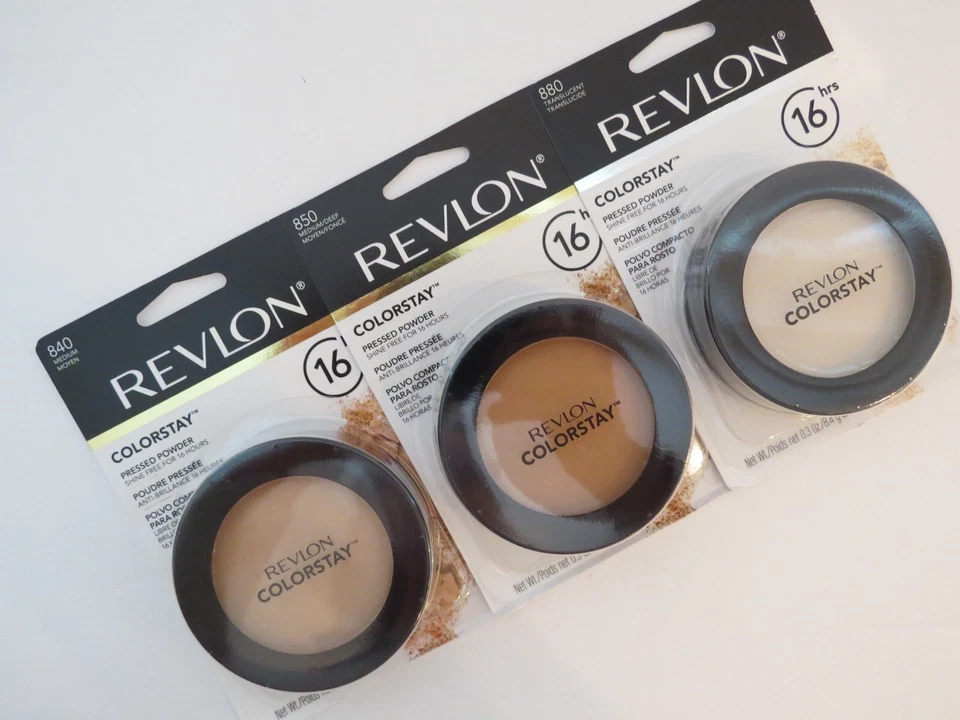 NEW NIP Revlon Colorstay Pressed Powder 840, 850, 880 Transparent, Medium, Deep - Image 1 of 1