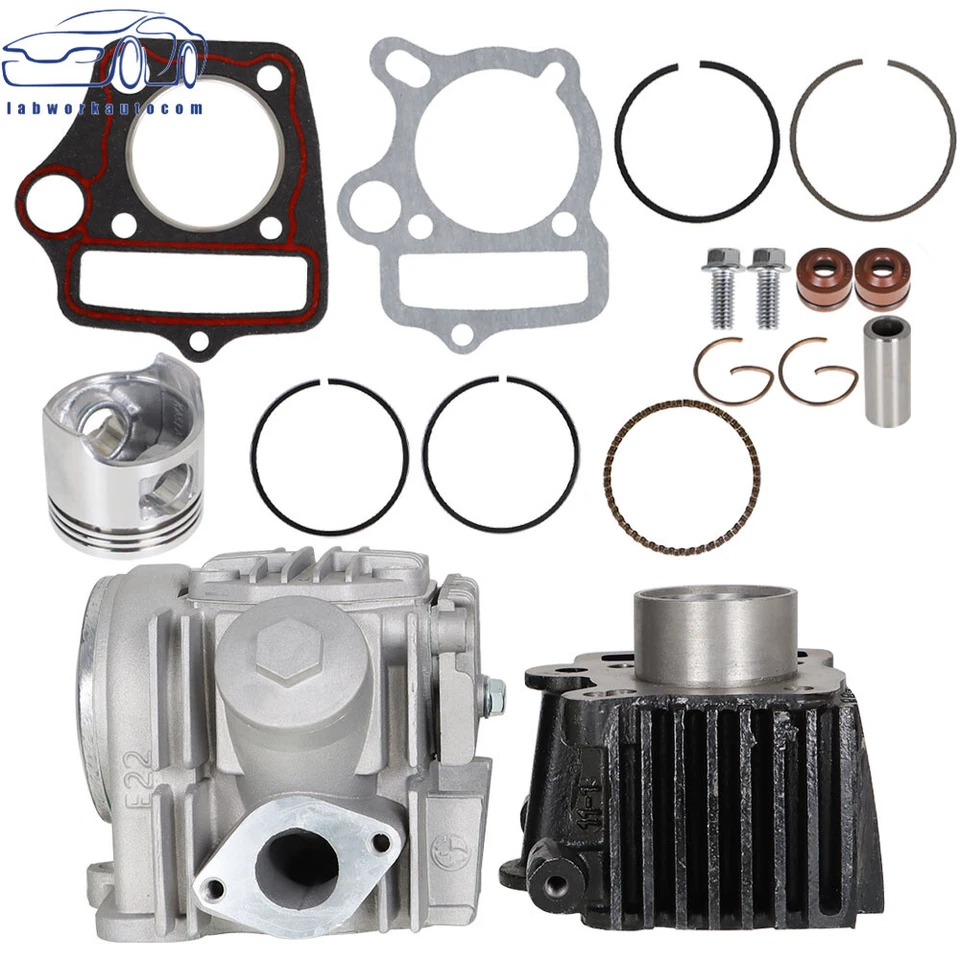 For Honda XR50 Z50R CRF50 Top End Rebuild Kit Cylinder Head Piston Fittings - Image 1 of 4