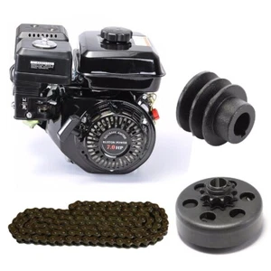 7.0HP 210cc Horizontal OHV Gas Engine Motor Fr Mini Bike Go Kart Quad Lawn Mower - Picture 1 of 18