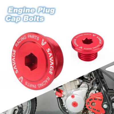 Tampa do cárter CNC tampa do motor plugue parafusos parafusos para Honda CRF 125F/FB 150F 250F - Imagem 1 de 4