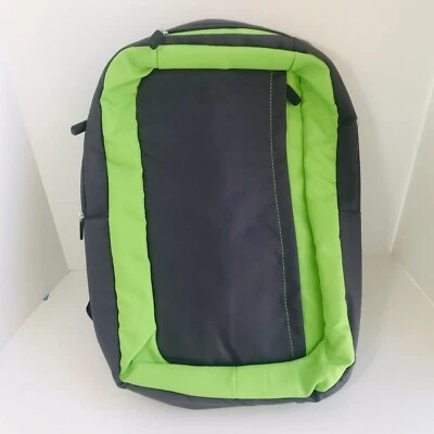 全新 BG201 Port Authority® 深灰色和霓虹绿色背包 Tech — 第 1/4 张图片