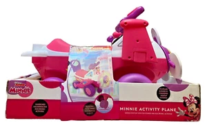 Kiddieland Disney Junior Minnie Mouse Activity Ride On Pink Plane NEW - Picture 1 of 7