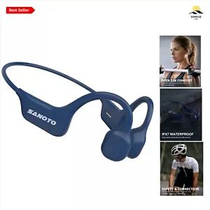Bone Conduction Wireless Headphones – Open-Ear Bluetooth Sport Headset, Water... - Picture 1 of 9