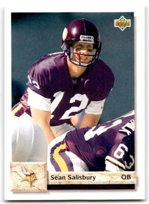 1992 Upper Deck #614 Sean Salisbury - Image 1 of 2