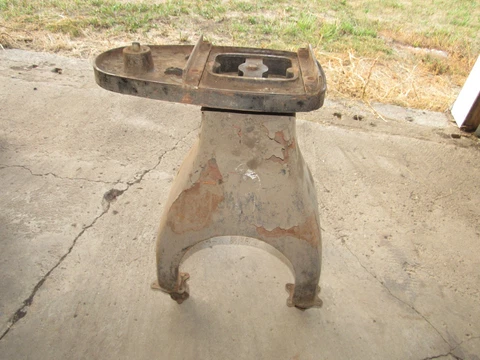 Vintage Cast Iron Cream Separator Base Stand Steampunk Industrial Table Pedestal Cover
