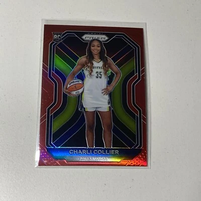 2021 Panini Prizm WNBA Red Prizm #89 Charli Collier /299 RC Wings - Image 1 of 2