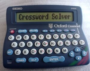 Seiko Oxford ER3500 Crossword/Wordle Solver, Thesaurus, Spellchecker~GWO