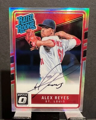 Alex Reyes 2017 Panini Optic Rated Rookie Auto /150 #RRS-AR St. Louis Cardinals - Image 1 of 4