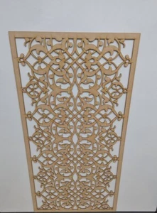 Heizkörperabdeckplatte 3mm MDF Platte, Holzgitter (verschiedene Größen) Muster E77M - Bild 1 von 6