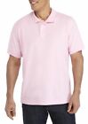 Saddlebred Big & Tall Comfort Flex Lt Pink Easy Care Mens Stretch Polo Shirt