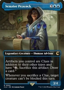 Senator Peacock (Borderless) MTG Magic Ravnica: Clue Edition - Bild 1 von 1