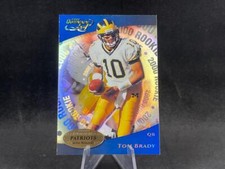 2000 LEAF QUANTUM NFL FOOTBALL TOM BRADY #343 ROOKIE CARD NEW ENGLAND PATRIOTS