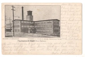 SPRINGVALE ME MAINE PRESTON B KEITH ZAPATO FÁBRICA POSTAL VINTAGE 092020 P - Imagen 1 de 2