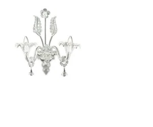 IDEAL LUX APPLIKATION V.MURANO KRISTALL.CHROM 2XE14 FIN.TRANSPARENT IDEALCAVENDRAMINAP2C - Bild 1 von 1