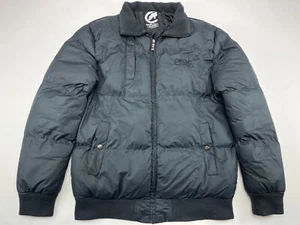 ECKO UNLTD jacket, black, quilted, Ecko jacket, 90s hip hop, 1990s hip-hop sz XL - Picture 1 of 14