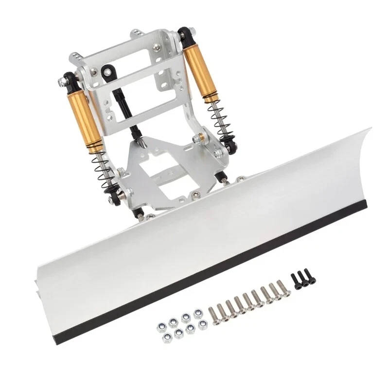 Metal Snow Plow Shovel for 1/10 RC Crawler Traxxas TRX4 TRX6 SCX10 II III Gen8 - Image 1 of 4