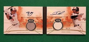 2014 Topps Baseball Dual Auto Relic Manny Machado Adam Jones #8/10 Balt. Orioles - Picture 1 of 5