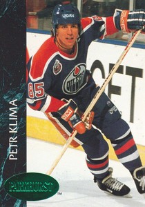 1992-93 Parkhurst Hockey Emerald Ice #54 Petr Klima Edmonton Oilers