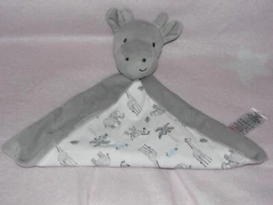 Matalan giraffe comforter soft toy grey blankie white jungle - Picture 1 of 5