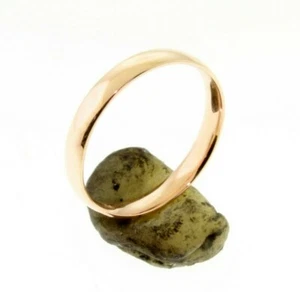 Comfort Fit 10 K & 14 K Solid Gold 3.00mm Band or Stacking Ring Handmade in U.S. - Picture 1 of 8