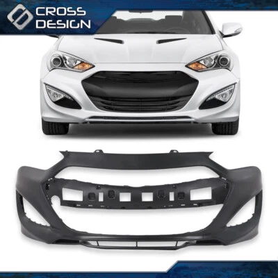 Cubierta de parachoques delantero imprimada apta para Hyundai Genesis Coupé 2013 2014 2015 2016 Foto 1 de 4