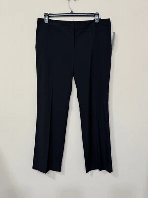 Pantalones de vestir Attention para mujer negros tiro medio ajuste contemporáneo cómodos 14 Foto 1 de 4