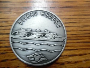 Drei 1999 Disney Wonder Cruise Line Zinn Token Schiff Fakten - Bild 1 von 3