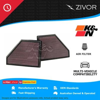 New K&N Air Filter Panel For BMW X5 E70 XDRIVE 48i/4.8i 4.8L N62 B48 B KN33-2407 - Image 1 of 4