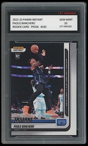 PAOLO BANCHERO 2022-23 PANINI INSTANT 1ST GRADED 10 ROOKIE CARD RC #192 MAGIC