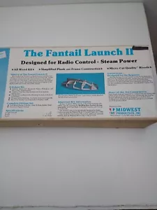Midwest Fantail Launch II Ship Designed for Steam Power RC Model Kit #958 NIB - Picture 1 of 4
