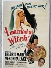 Original Vintage 1942 “I Married A Witch“ Veronica Lake Linen-Backed Film Poster