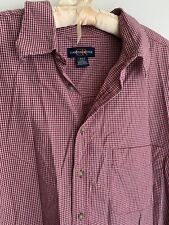 2XLT Canyon Ridge Red Plaid Check Button Shirt Country Western XXL Tall Relaxed