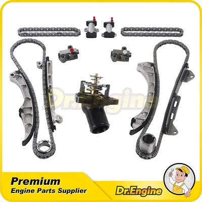 Kit de cadena de distribución conjunto de termostato apto 07-08 Toyota Tundra Sequoia 5,7 L Foto 1 de 4