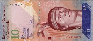 Billete Venezuela 10 Bolívares 2009 P90b - Imagen 1 de 2