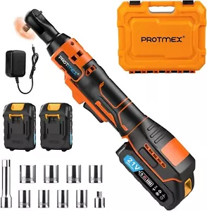 3/8'' Cordless Ratchet Wrench, 60FT-LBS (80N.m) Electric Ratchet - Picture 1 of 8
