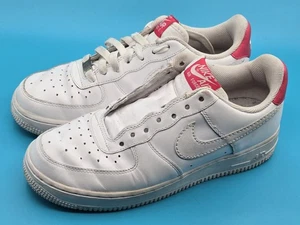 Nike Air Force 1 Zapatos Blanco Rosa | EE. UU. 8.5 | 315115-115 | Fondo moteado para mujer - Imagen 1 de 16