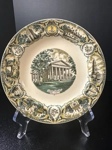 Vintage Virginia State Capitol Souvenir Plate 7.25" Capesco Collectors - Picture 1 of 10