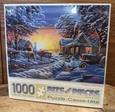 ¡NUEVO! 🎄Rompecabezas de 1000 piezas de NAVIDAD PAÍS 40171 20x27” Foto 1 de 3