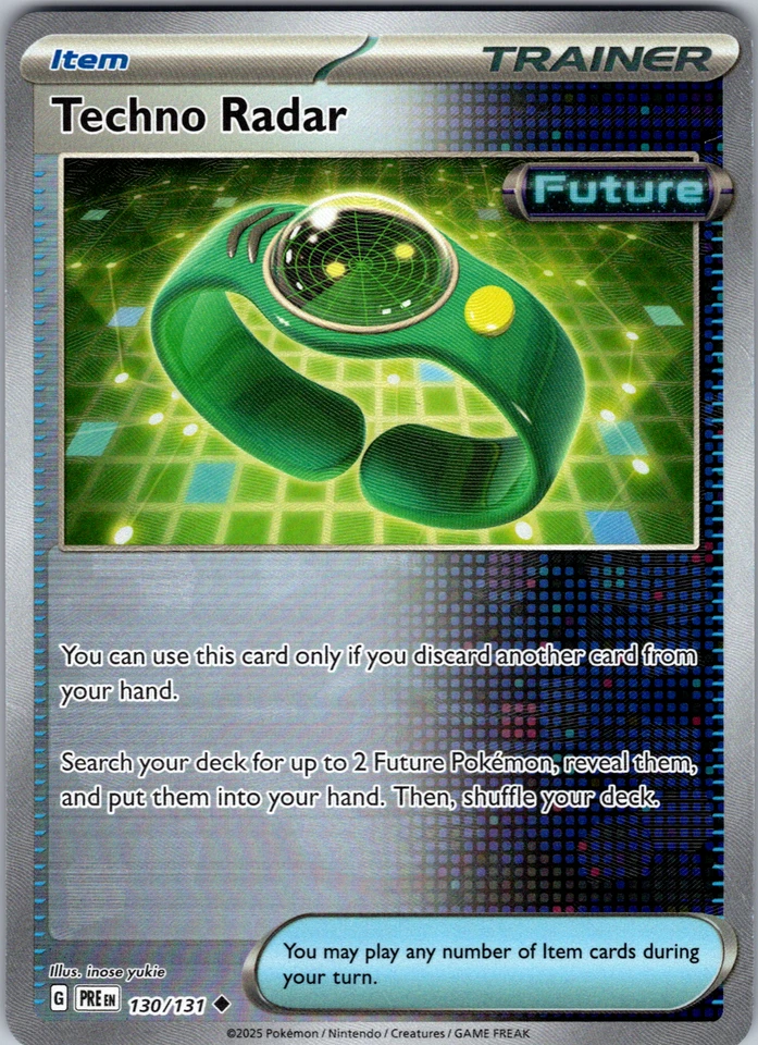 Techno Radar Pokeball 130/131 SV: Prismatic Evolutions Uncommon - NM - Image 1 of 2