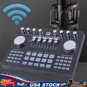 Voice Changer Sound Live Sound Card for Live Streaming Audio Mixer Broadcast - Picture 1 of 12