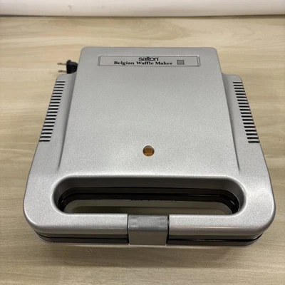 GOFRERA BELGA ELÉCTRICA SALTON MODELO WM-4PLT Gris Probada y Funcionando Foto 1 de 4