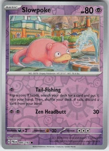 PO-01 Reverse Holo Slowpoke 085/193 SV02: Paldea Evolved - Imagen 1 de 1