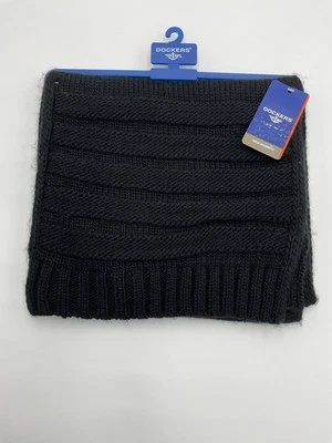 Bufanda negra DOCKERS Max-Warmth para hombre nueva con etiquetas Foto 1 de 4