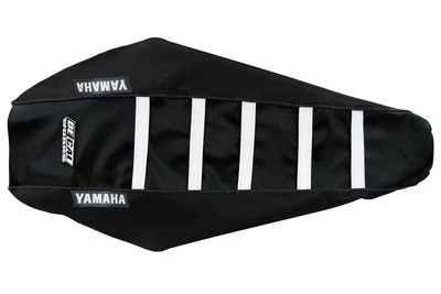 Black, White Gripper Seat Cover for 06-09 YZ250F, YZ450F Foto 1 de 2