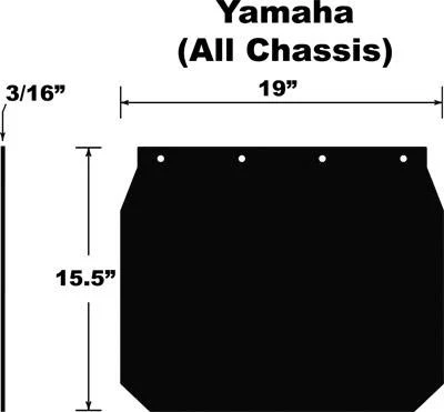 Proven Design Products Snow Flap for 2010-2012 Yamaha FX10M FX Nytro MTX SE 153 - Image 1 of 2