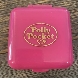 DE COLECCIÓN 1989 POLLY POCKET FERIA MUNDIAL DIVERSIÓN BLUEBIRD JUEGO ROSA COMPACTO - Imagen 1 de 6