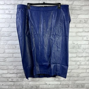 Catherine's Rock Übergröße Größe 20X Kunstleder Blau Neu Mit Etikett - Bild 1 von 3
