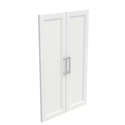 21 pulgadas W Blanco Modular Almacenamiento Sólido 2 Puertas Kit Sistema de Armario de Madera Foto 1 de 4