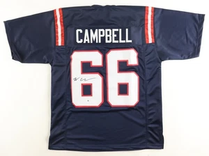 Will Campbell New England Patriots Custom Pro Style Autographed Signed Jersey - Picture 1 of 3